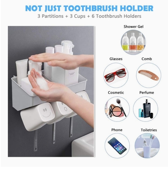 Wall Mounted Shower Caddy Bathroom Organizer NEW in Box - Picture 2 of 10